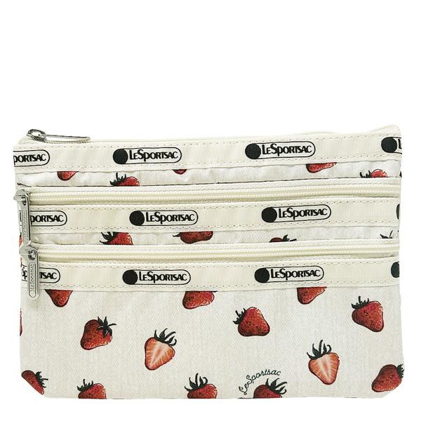 LeSportsac 並行輸入品 レスポートサック 3ZIP ポーチ 7158 HC13
