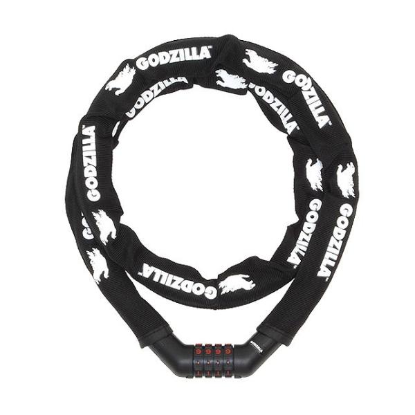 【自転車と同時購入でパーツ送料無料】SGM-202DK　GODZILLA マイセットリンクケーブルロック ブラック