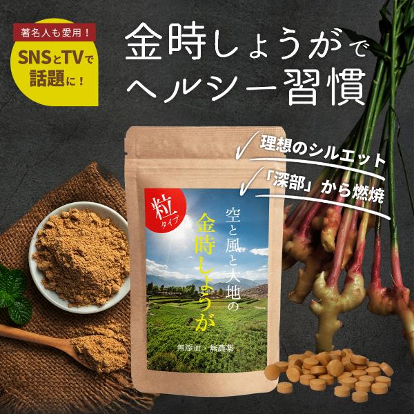 【無農薬・無添加】蒸し金時しょうが 粉末 100g 【送料無料】