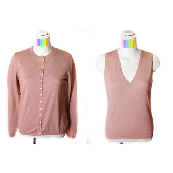 malo マーロ アパレル レディースアンサンブル ツインニット ベージュ 