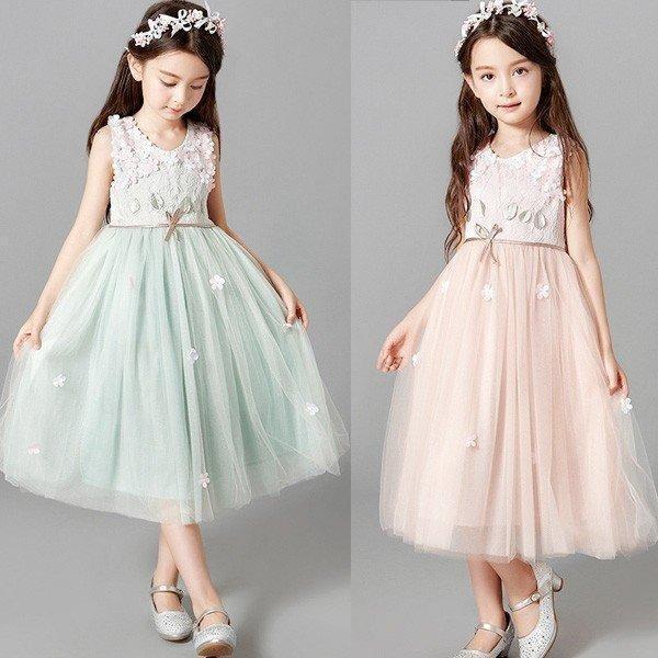 子供ドレス フォーマル ピアノ発表会 キッズ ジュニアドレス 子供服 女の子 ワンピース 七五三 結婚式 110 120 130 140 150
