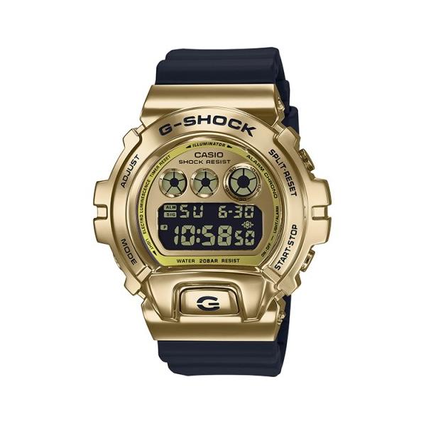 G-SHOCK メタルベゼル GM-6900G-9JF 腕時計 新品未使用品 G-SHOCK 元祖3つ目モデル ELバックライト メタルベゼル ゴールド GM