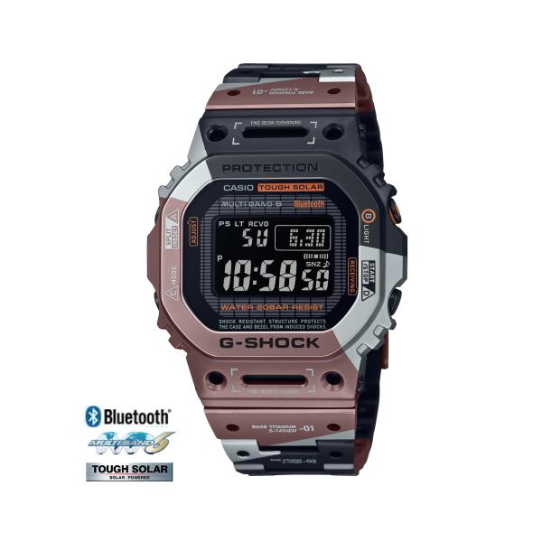 G-SHOCK フルメタル チタン ジオメトリックカモフラージュ GMW 