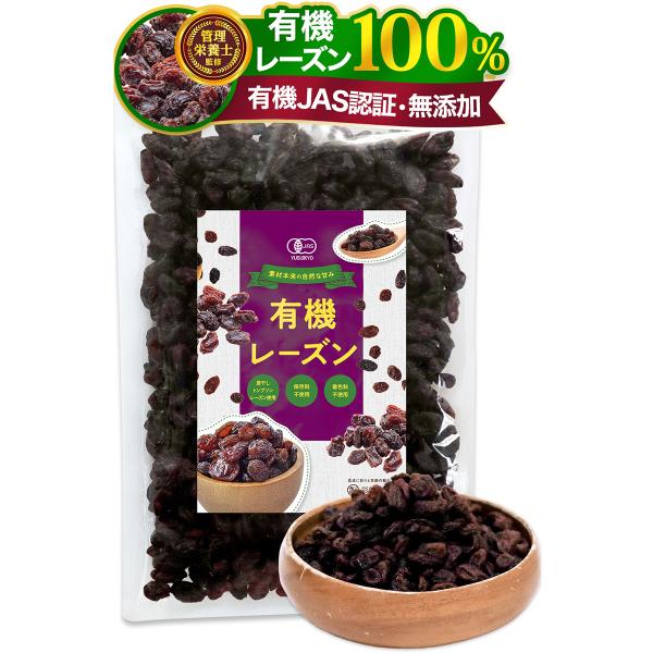 管理栄養士監修 彩輪商店 レーズン オーガニック 有機JAS 干しぶどう 無添加 砂糖不使用 ノンオイル れーずん ドライレーズン 種無し 送料無料