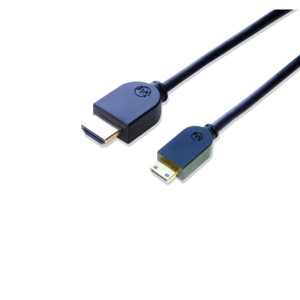 イーサネット対応 ハイスピードHDMIケーブル ミニコネクタ1.2m ハイスピードHDMI(R)ケーブル(Type-A - Type-C) - DH-HD14EM15BK