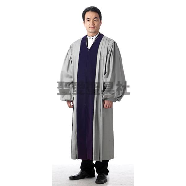 牧師ガウン　Lサイズ 牧師ガウン G-B01-012 牧師用ガウン 教会衣装(受注生産の為お時間が