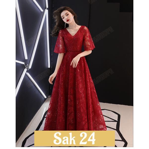 ソワール　ワインレッド　ロングドレス　13号42 L〜LL パーティー 2L 3L 4L 5L ワインレッド レッド ネイビー ロングドレス パーティー