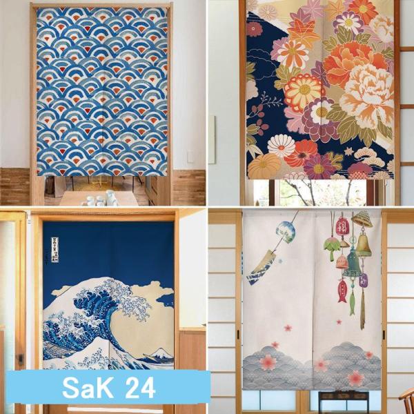 のれん 暖簾 80*150cm 冷暖房 富士山 間仕切り 魚 遮光のれん 玄関 母の日 和風 波 洋室兼用 ドアカーテン 簡単 赤ワイン 温泉 85*120cm お部屋 洗濯 綿麻
