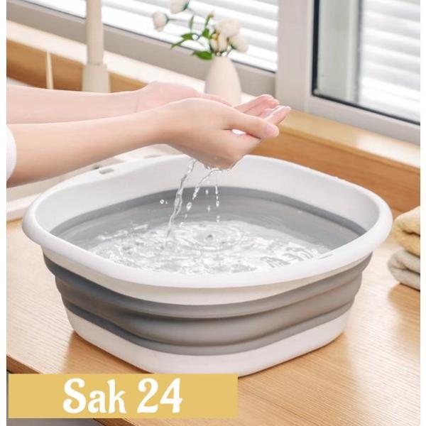 《商品情報》サイズ：画像に記載仕様・機能：洗い桶 折りたたみ ソフト バケツ シリコン大容量 水切り 排水口 軽量 折り畳み おしゃれキッチン 料理 シンク 収納 整理 お風呂 四角アウトドア 車 ガーデニング まな板 食器かご