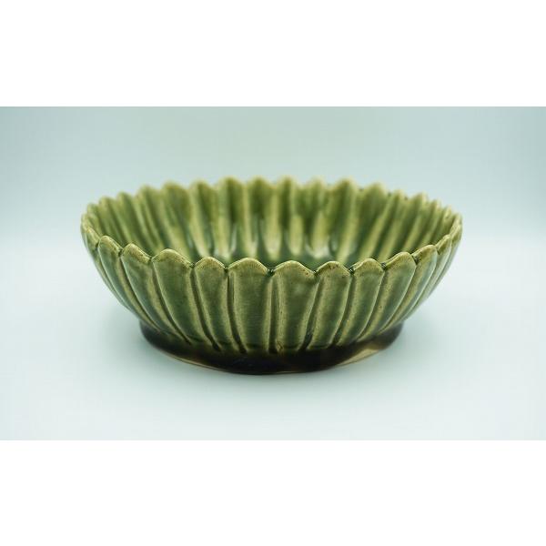 茶道具 鉢 輪花鉢 織部 藤井敬之 化粧箱 : 新古茶道具 さかい ヤフー店 