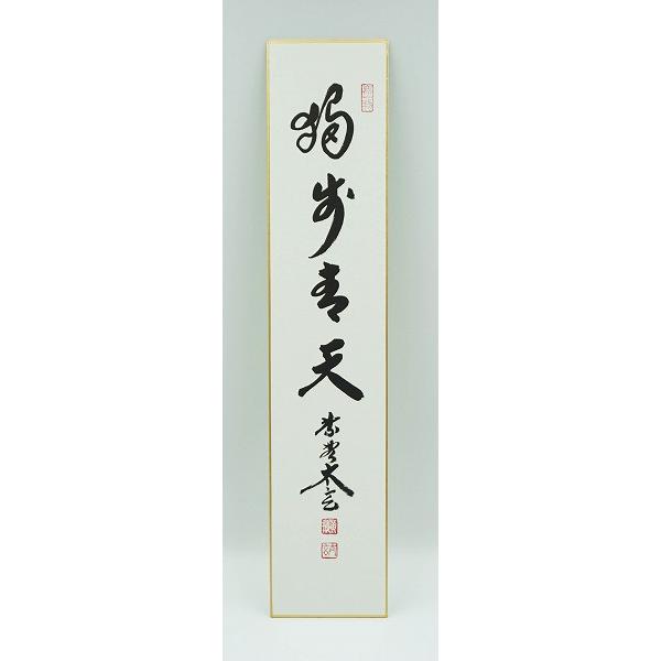 茶道具 掛物 短冊 独歩青天 小林太玄 タトウ : 新古茶道具 さかい