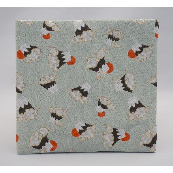 茶道具 古帛紗 古帛紗 交織 緑色系 女性向 ビニール入 : 新古