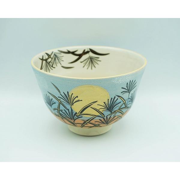 送料込【逢絢亭・新品】茶道具 茶碗 杣山焼 色絵 春草の図 杣山契月 共箱入り 送料込【逢絢亭・新品】茶道具 茶碗 杣山焼 色絵 春草の図 杣山契