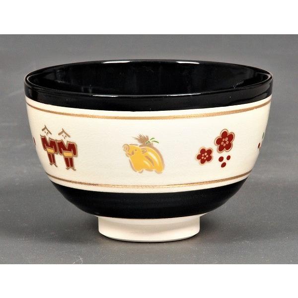 茶道具　茶碗乾漆造　波蒔絵 茶器/茶道具 抹茶茶碗】 乾山写し 波千鳥 和田桐山工房（琴浦窯