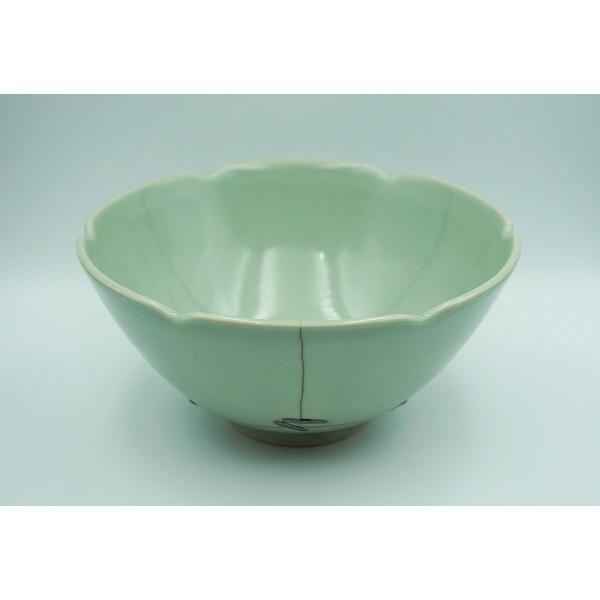 茶道具 茶碗 茶碗 青磁 馬蝗絆写 今岡妙見 桐箱 : 新古茶道具 さかい