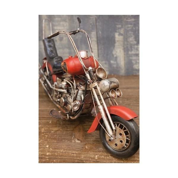 ヴィンテージバイク ブリキおもちゃ バイクオブジェ ハーレー チョッパー 模型 アメリカ雑貨 /ファイアバイク /【Buyee】 