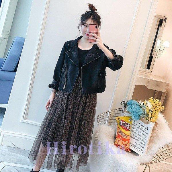 最新な 韓国風 大きいサイズ Gジャン ロングワンピース レディース 秋服 カジュアル セットアップ ノースリーブ チュールワンピース デニムジャケット 30代 代 セットアップ 商品到着後レビューと評価を書く 問い合わせページ にご連絡頂ければ送料無料