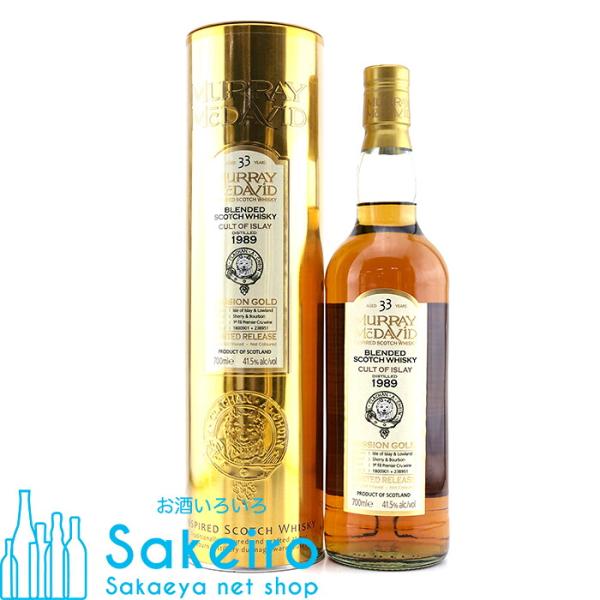 カルト オブ アイラ 1989 33年 41.5% 700ml マーレイ・マクダヴィッド ミッションゴールド[ウイスキー]