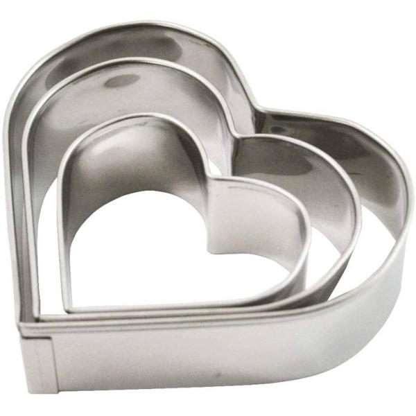 【キーワード】貝印 Kai House SELECT ハート抜型 3個セット #000DL6192 クッキー 型 抜き型 抜型 クッキー型 手作り 誕生日 バレンタイン おすすめ 簡単 便利 人気爆買