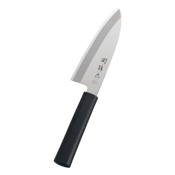 和 包丁 ダマスカス440C割込 和式三徳包丁165 鏡面鎚目