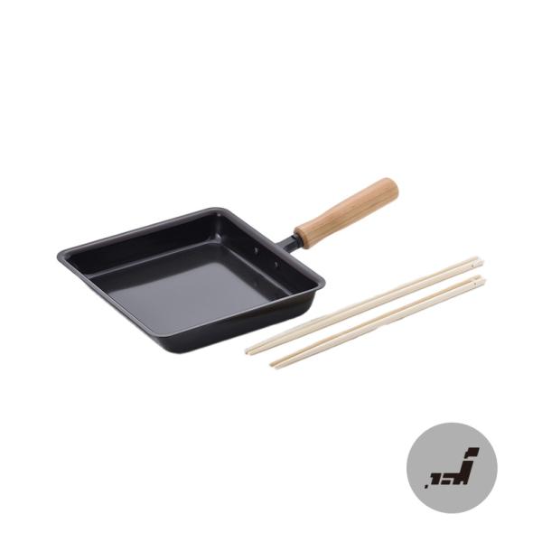 退職祝い ギフト 千歳 鉄 玉子焼き器 18×18cm 菜箸セット 卵焼き 玉子焼き フライパン 国産 日本製 シンプル CS-039 プレゼント おすすめ 爆買