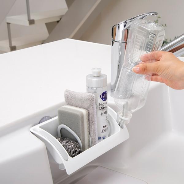 スポンジ スポンジラック 便利 キッチン 台所 シンク