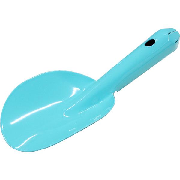 青色 先が丸い 小型 ハンドスコップ オールスチール シャベル ハンドシャベル 移植ごて 砂遊び 子供 土入れ 土出し 庭いじり 植栽 植え替え ガーデニング 園芸 園芸用品 プランター 花壇 アウトドア 外遊び あお アオ爆買
