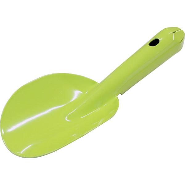 緑色 先が丸い 小型 ハンドスコップ オールスチール シャベル ハンドシャベル 移植ごて 砂遊び 子供 土入れ 土出し 庭いじり 植栽 植え替え ガーデニング 園芸 園芸用品 プランター 花壇 アウトドア 外遊び みどり ミドリ爆買