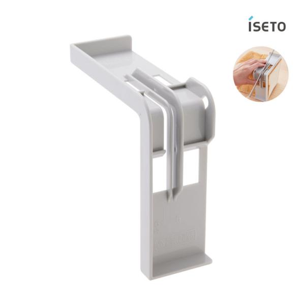 【商品説明】５、6枚切り用【特長】●抗菌●左右どちらでも使える●食パン５、6枚切り用【サイズ】●(約)W5.5×D14.1１×H14.1cm【容量】なし【耐荷重】なし【材質】●本体：AS樹脂【注意事項】なし【種類】●ライトグレー I-612...