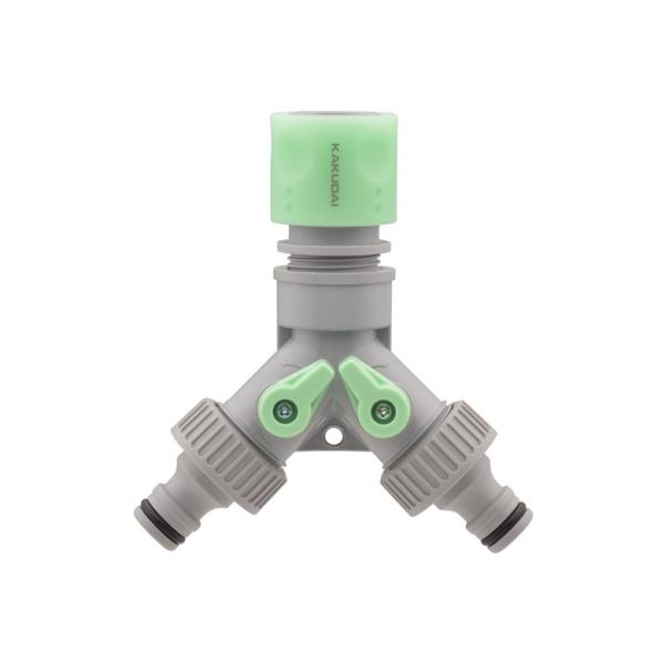 GAONA カクダイ 止水コック付分岐コネクター GA-QA039