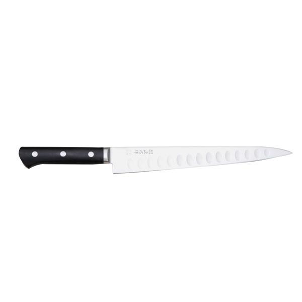 正広作 筋引き MV鋼 本焼 サーモン 270mm 牛刀 包丁 両刃 研ぎ済み