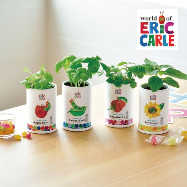 栽培キット 栽培セット ハーブ ミント バジル キャラクター かわいい プレゼント