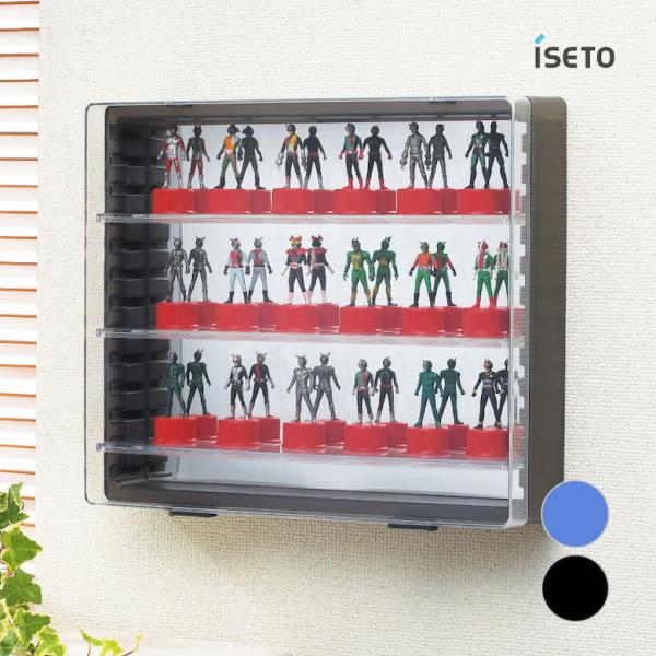 ［伊勢藤 iseto 保護 ホコリ 破損防止 フィギュア 食玩 人形 おもちゃ 玩具 ミニカー プラモデル ホビー リビング・デスク周辺収納 片付け 整理整頓 シンプルデザイン 機能的 便利］爆買
