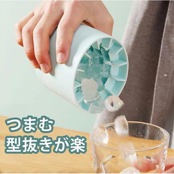 [Release date: July 1, 2025]【食品グレードの素材】型は食品グレードのシリコン+ABSで作られており、無臭です。【お手入れ簡単】製氷皿はシリコン製でお手入れが簡単です。滑らかな表面は汚れがつきにくく、水で洗い流すだ...