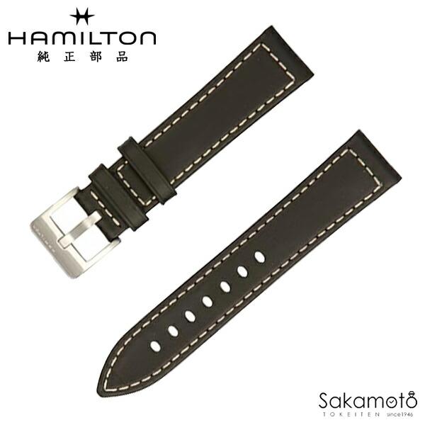 20mm ハミルトン純正カーフベルト黒 HAMILTON（ハミルトン） 純正品