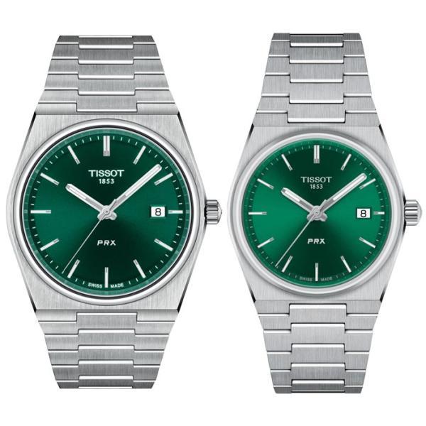 TISSOT 正規品TISSOT ティソ PRX 40ミリ&35ミリ グリーン TISSOT 正規品TISSOT ティソ PRX 40ミリ&35ミリ グリーン