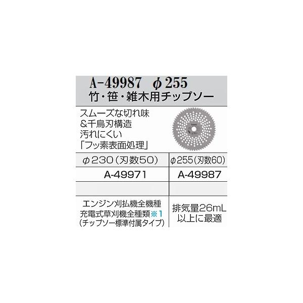 マキタ（makita） A-49987 エンジン・充電式草刈機用 純正品 竹・笹