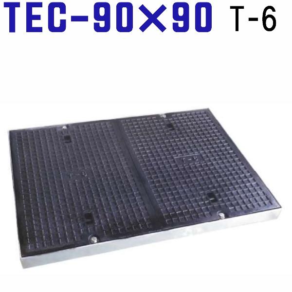 マンホール 合併浄化槽用鉄蓋 呼称:TEC90×90-T-6 : 佐勘金物店 マンホール 合併浄化槽用鉄蓋 呼称:TEC90×90-T-6 : 佐勘金物店