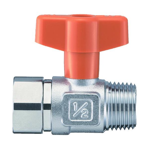 □SANEI 水道配管用ナット付ボールバルブ （品番:V66B-13）（注番