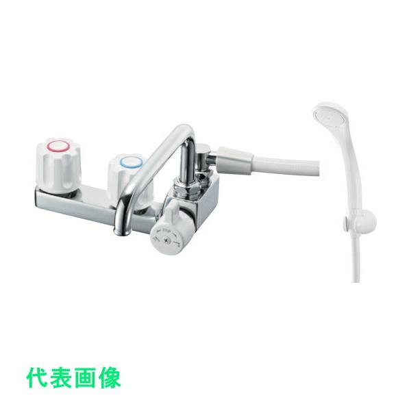 SANEI 浴室用 ツーバルブデッキシャワー混合栓  SK710-LH-13 □SANEI ツーバルブデッキシャワー混合栓 （品番:SK71041R-W-13