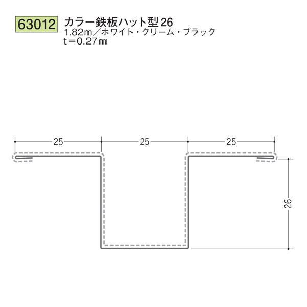 創建 SOKEN 63012 金属折曲げ 断 熱 材用ジョイナー カラー鉄板ハット