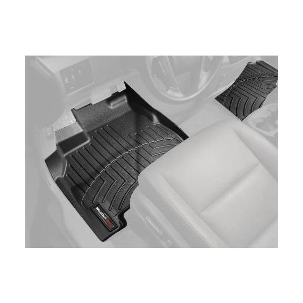 人気アイテムWeatherTech Front FloorLiner for Select Fiat 500 Models (Black)