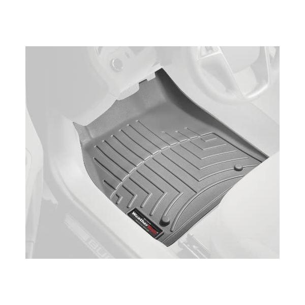 人気アイテムWeatherTech Front FloorLiner for Select Fiat 500 Models (Gray)