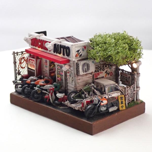 昭和レトロジオラマ トラック 乗用車 フィギュア コレクション完成品 ケース付 Yahoo!オークション -「ジオラマ 完成品」(自動車) (プラモデル