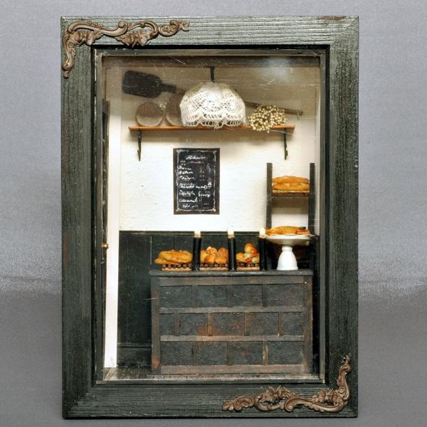 フレーム作品「Bonne boulangerie de Paris」 ：佐藤千寿子 Sugarhouse 塗装済完成品 1/12スケール