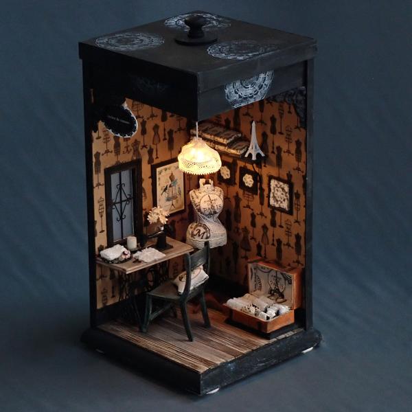 Atelier de couture（アトリエ・デ・クチュール 仕立て工房） ：佐藤千寿子 Sugarhouse 塗装済完成品 1/12スケール