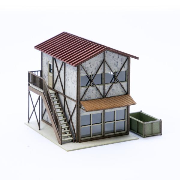 古びたプレハブ小屋B ：ミニチュア工房 キット N(1/150) PKNS1012B1