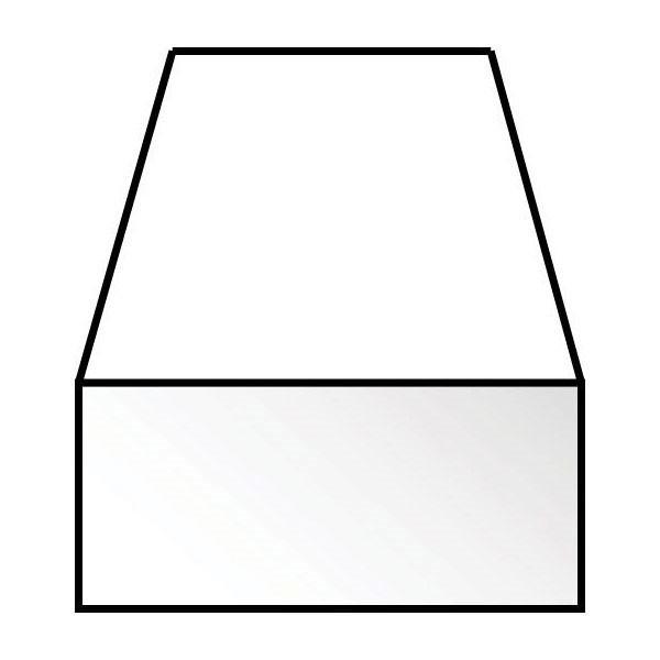 角棒 1.0 X 4.0 x 350 mm ：エバーグリーン プラ材 ノンスケール 147