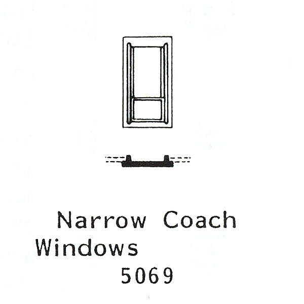 D＆RGW コーチウィンドウ（COACH WINDOWS） ：グラントライン 未塗装