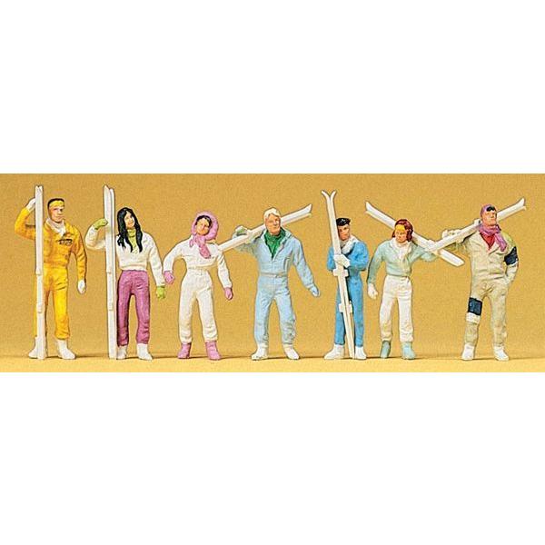 スキーヤー達 ：プライザー 塗装済完成品 HO(1/87) 10316 : さかつう